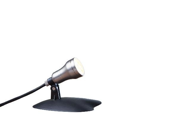 Heissner spot 4W warm wit metaal