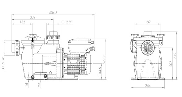 Kripsol KS VS 150M 1.50 Pk 230V - Frequentiegeregelde pomp