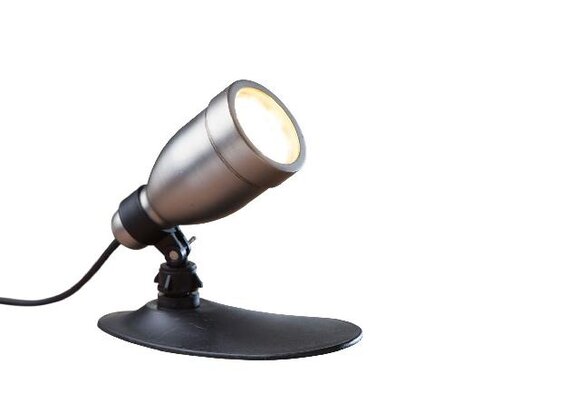 Heissner spot 6W warm wit metaal