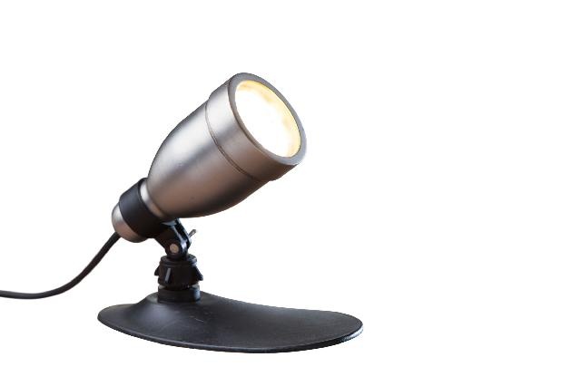 Heissner spot 6W warm wit metaal