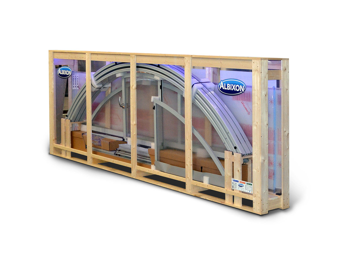 Albixon Klasik zwembadoverkapping standaard maten