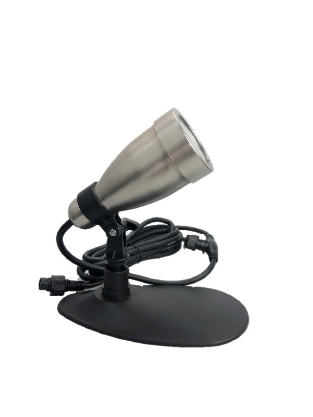 Heissner spot 9W RGB metaal