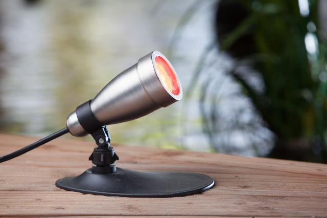 Heissner spot 9W RGB metaal