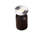 Heissner spot vlonderverlichting 3W warm wit RVS rond