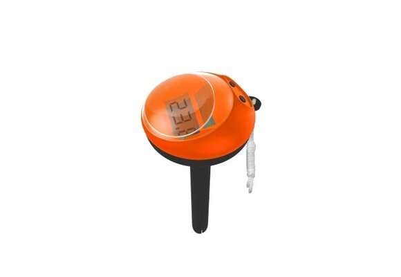 Digitale thermometer op zonne-energie