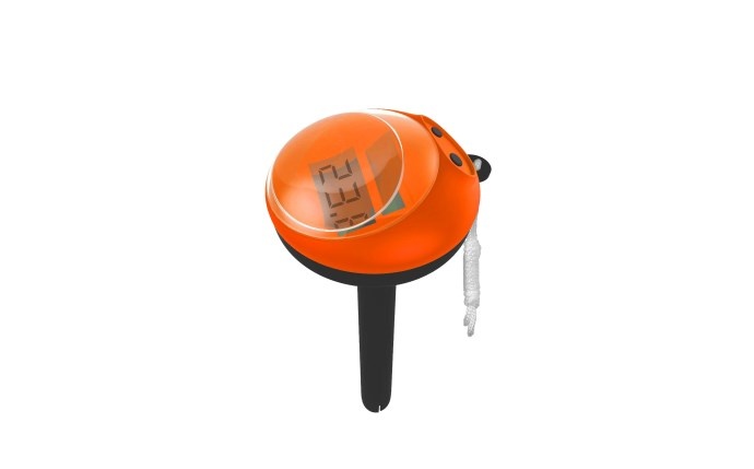 Digitale thermometer op zonne-energie