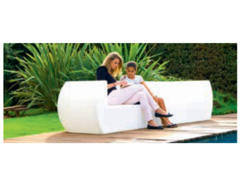 Lounge bank met verlichting