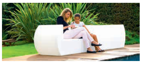 Lounge bank met verlichting