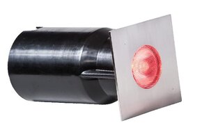 Heissner spot vlonderverlichting 3W RGB RVS vierkant