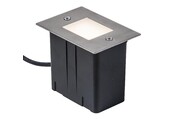 Heissner vlonder- en wandverlichting 2W warm wit RVS