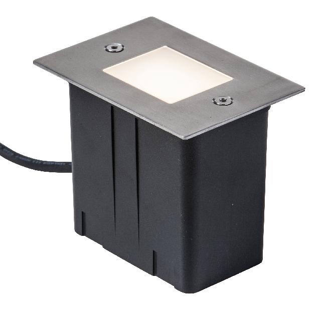 Heissner vlonder- en wandverlichting 2W warm wit RVS
