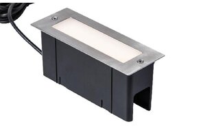 Heissner vlonder- en wandverlichting 4W warm wit RVS