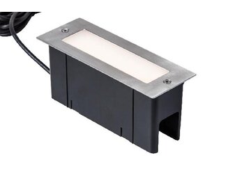 Heissner vlonder- en wandverlichting 4W warm wit RVS
