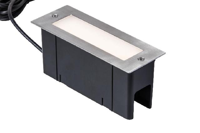 Heissner vlonder- en wandverlichting 4W warm wit RVS