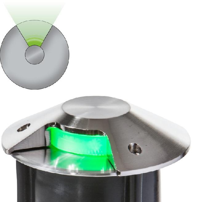 Heissner afdekking vlonderverlichting rond 1 kamer