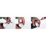 Heissner afdekking vlonderverlichting rond 1 kamer