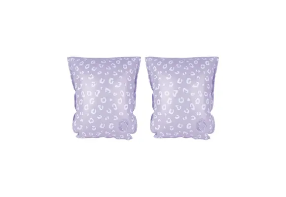 Zwembandjes Lila Panterprint 2-6 jaar