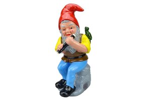 Heissner tuinkabouter Wedelin met fluit