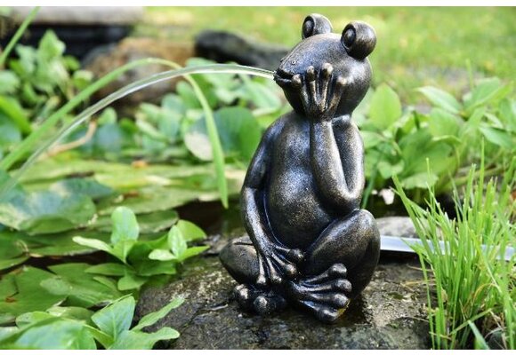 Heissner vijverfiguur kikker relax