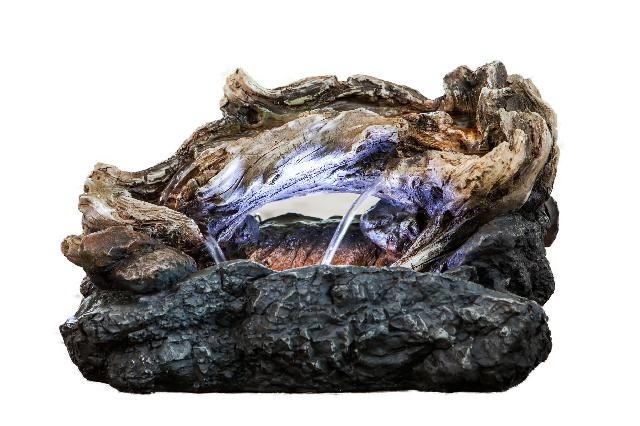 Heissner terras fontein wood led