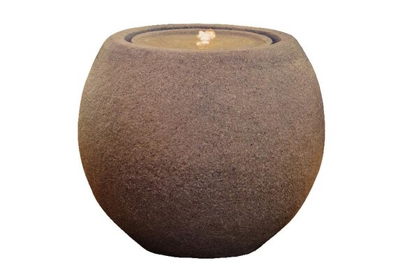 Heissner terras fontein ball LED roest