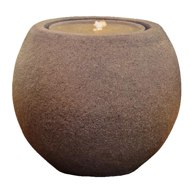 Heissner terras fontein ball LED roest