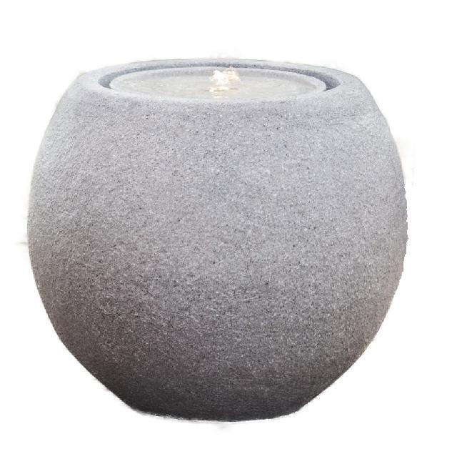 Heissner terras fontein ball LED graniet