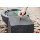 Heissner terras fontein sokkel toren graniet