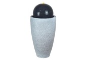 Heissner terras fontein mocca LED