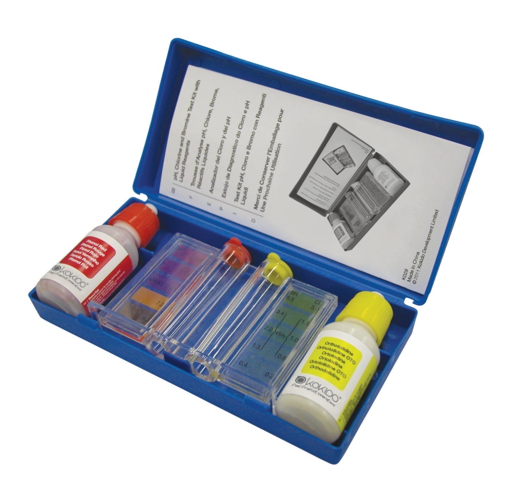 Kokido Pooltester pH en RX - Testset met vloeistof
