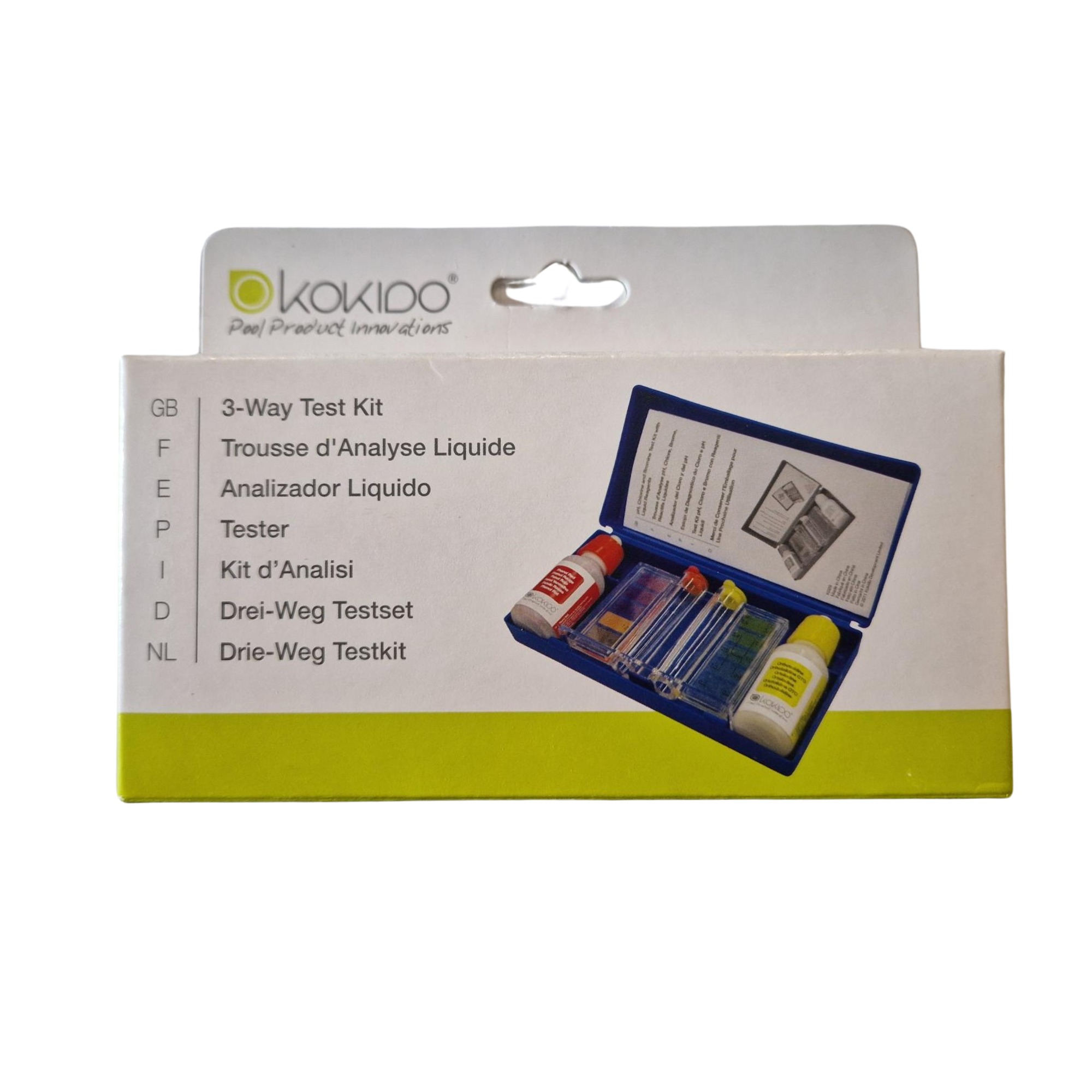 Kokido Pooltester pH en RX - Testset met vloeistof