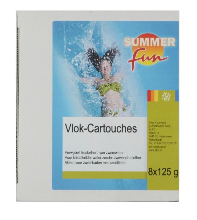 Summer fun vlok cartouche 1 kg vlokcartouches 8 x 125 gr.