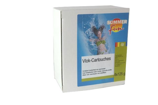 Summer fun vlok cartouche 1 kg vlokcartouches 8 x 125 gr.