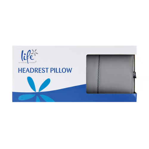 Life spa hoofdsteun kussen - Zwart of Grijs