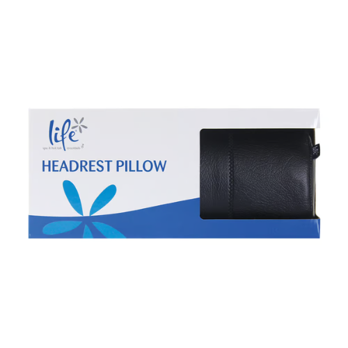 Life spa hoofdsteun kussen - Zwart of Grijs