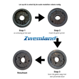 Maytronics Dolphin wiel groot voor Izzy Climb
