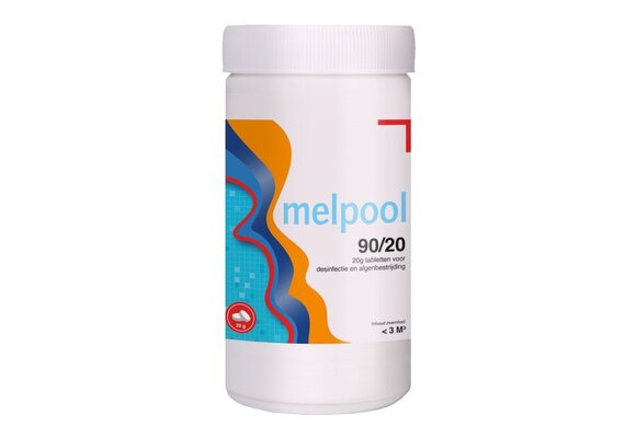 Melpool Chloortabs / Chloortabletten 20 Grams 1 Kg