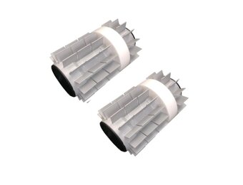Gecombineerde borstel met wonderborstel ring - 1 complete borstel