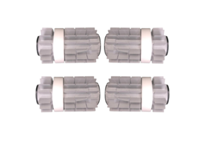 Gecombineerde borstel set met wonderborstel ring voor Easy Comfort