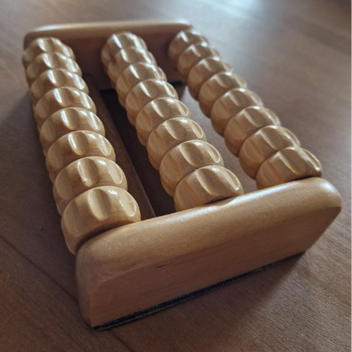 Voetmassagerol Grind - massageroller hout