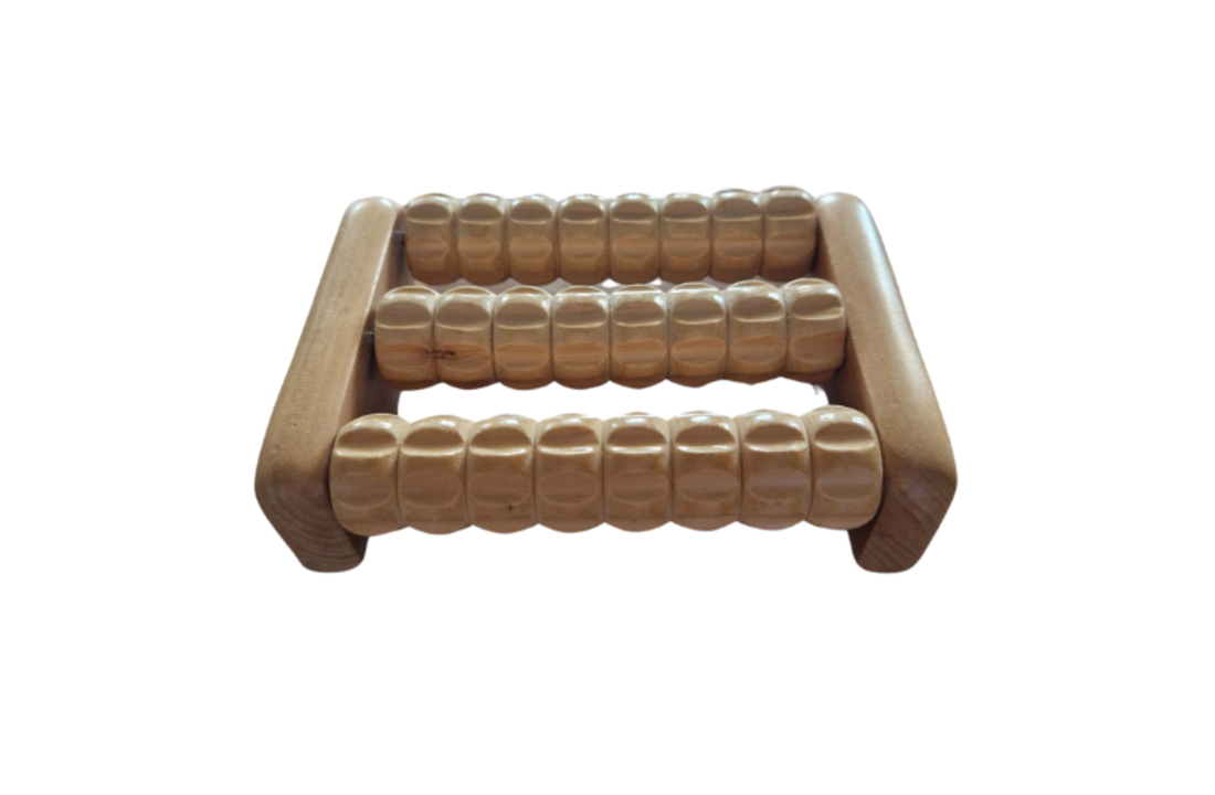 Voetmassagerol Grind - massageroller hout