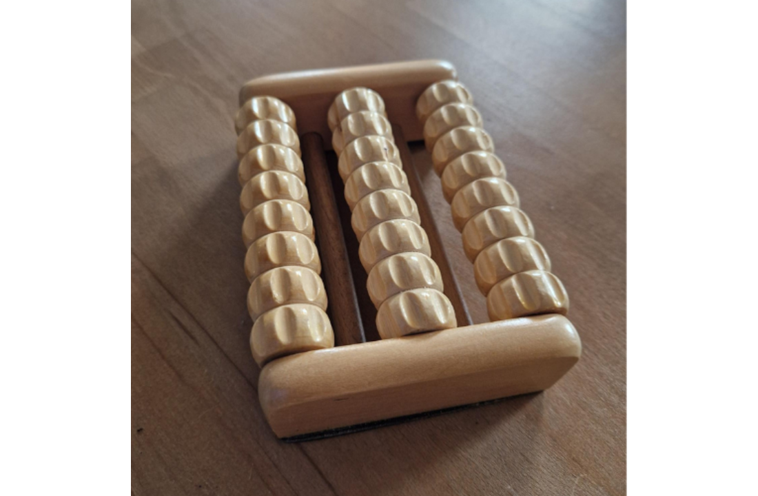 Voetmassagerol Grind - massageroller hout