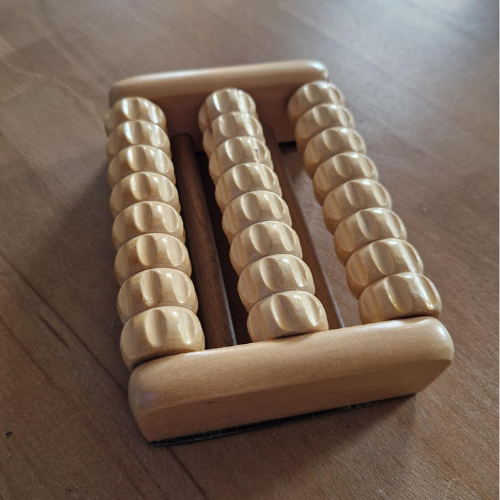 Voetmassagerol Grind - massageroller hout