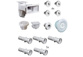 Set Inbouwdelen Hayward Voor Folie Zwembaden Tot 3x5 meter