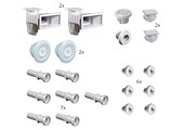Set Inbouwdelen Hayward Voor Folie Zwembaden Tot 6x12 meter