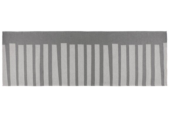 Rento stoel cover Laituri 50x150 cm grijs/donkergrijs