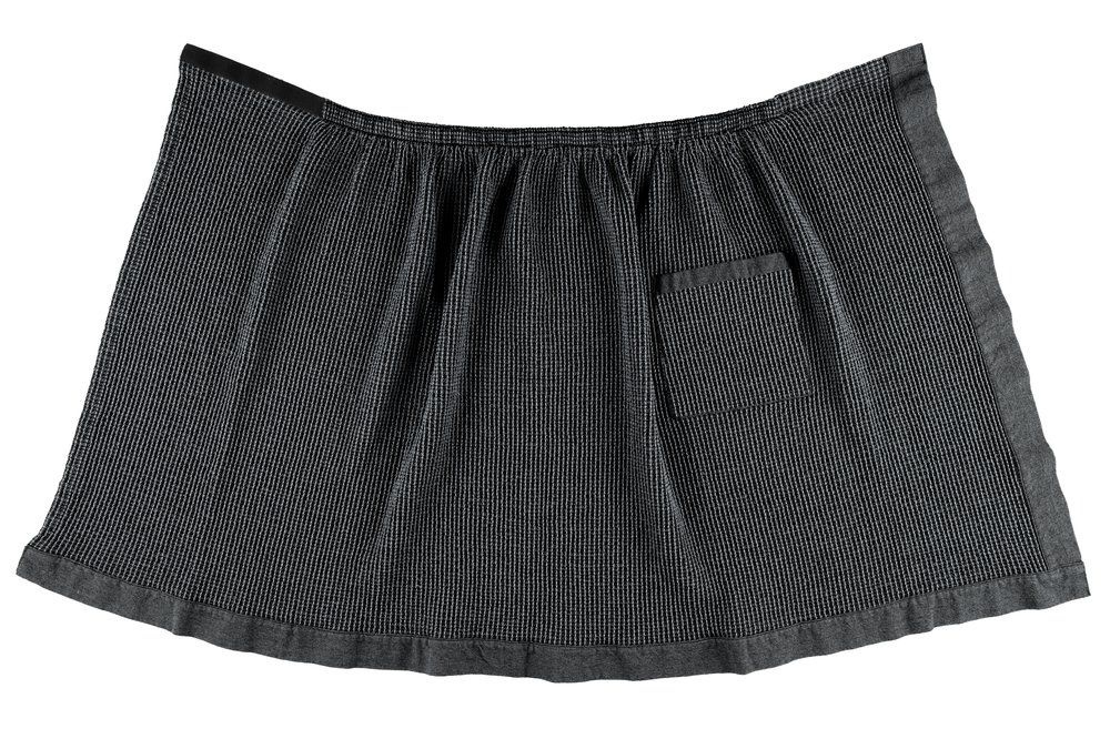 Rento Heupdoek Kenno 70x145 cm zwart/grijs