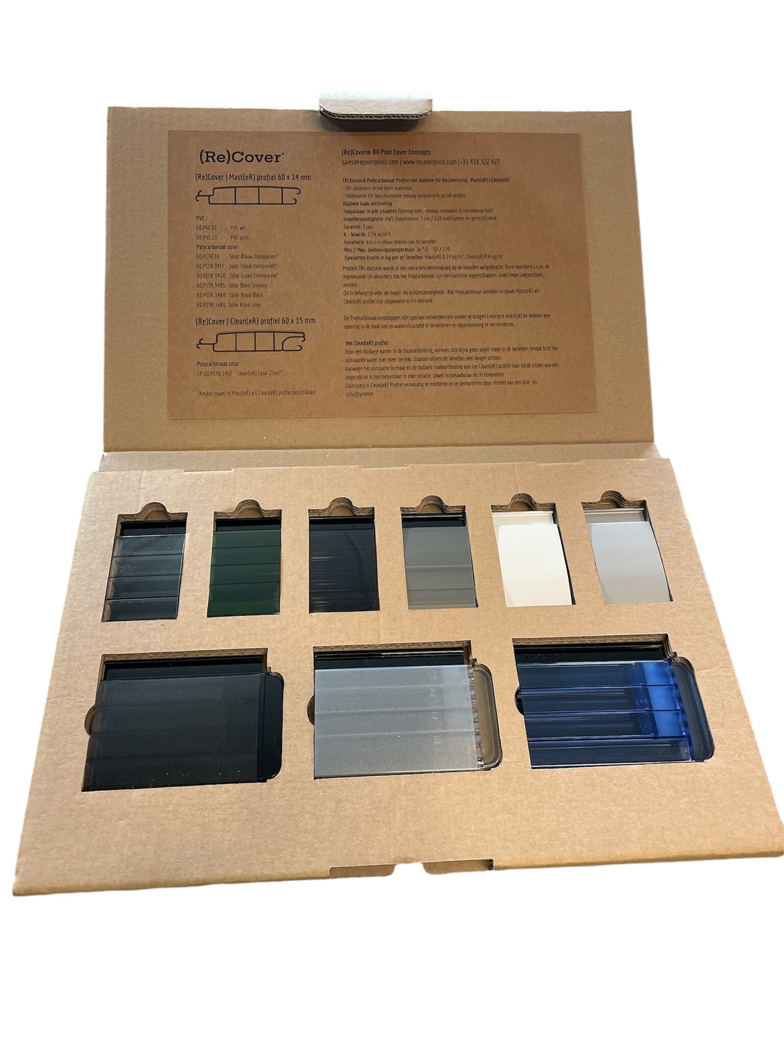 Staaltjes sample lamellen