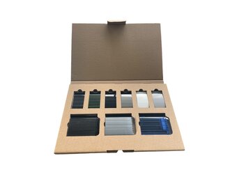 Zwemland staaltjes sample lamellen