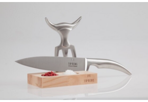 Tridens Brushed Fork & Goyon-Chazeau cutting set